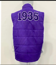 Load image into Gallery viewer, NCNW Purple Puff Vest - Restocked
