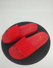 Load image into Gallery viewer, DST Embossed Slides Sleek Shiny Border
