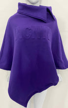 Load image into Gallery viewer, NCNW Fall/Winter FLEECE Purple Poncho
