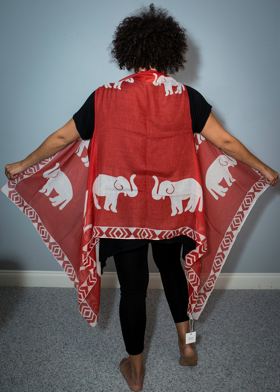 Elephant Scarf Vest