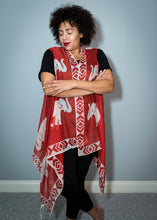 Load image into Gallery viewer, Elephant Scarf Vest

