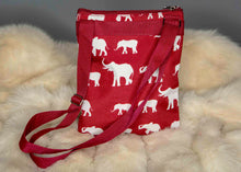 Load image into Gallery viewer, Crimson and White Body Pouch
