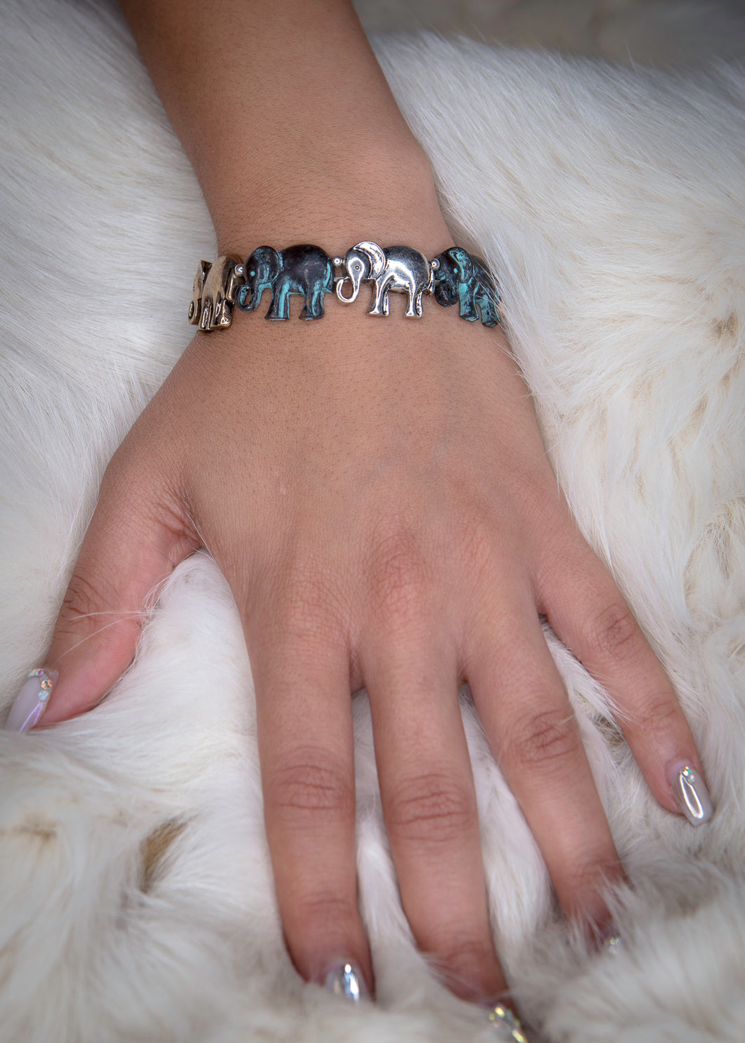 Stretch  Elephant Bracelet