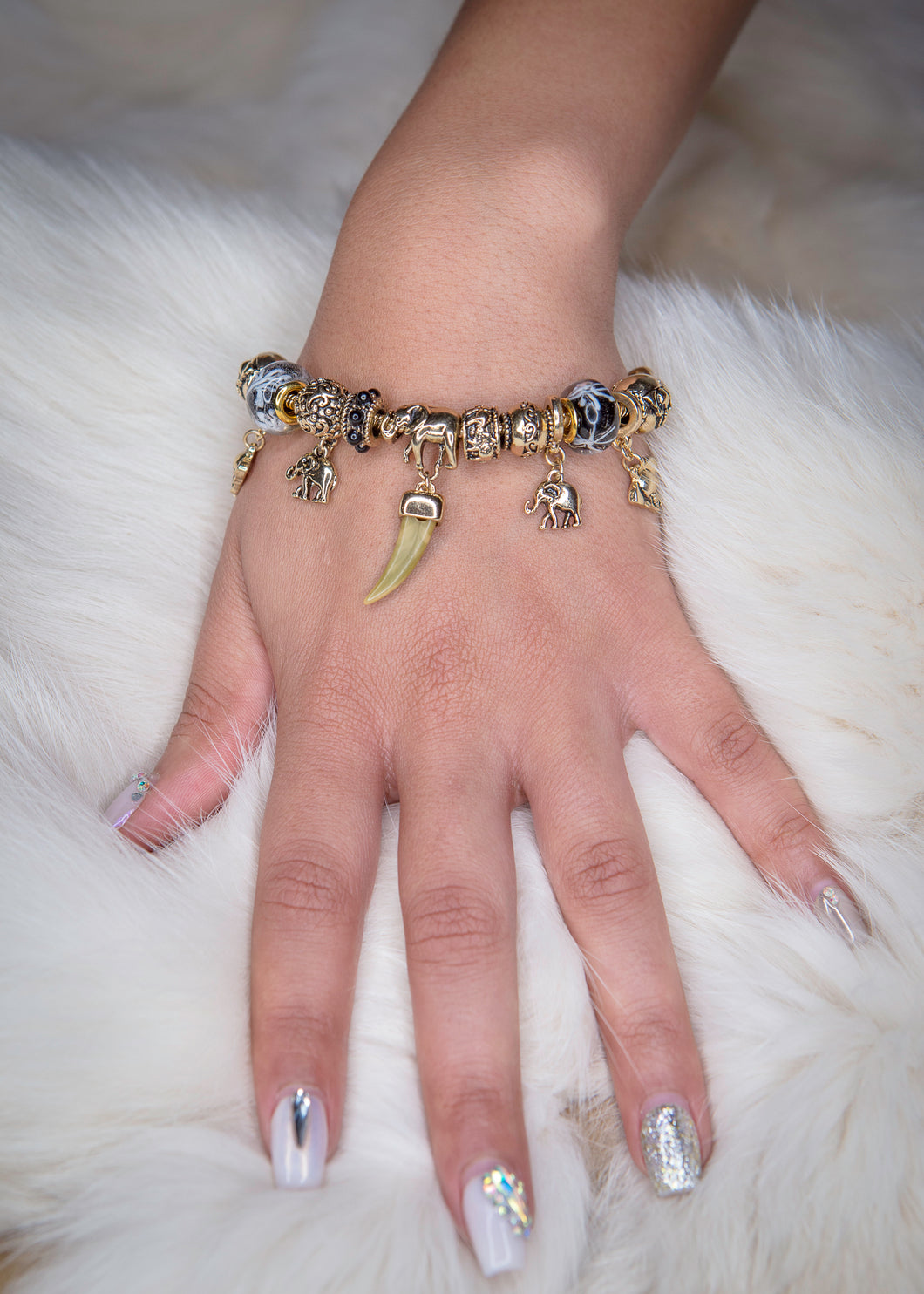 Elephant Charm Bracelet