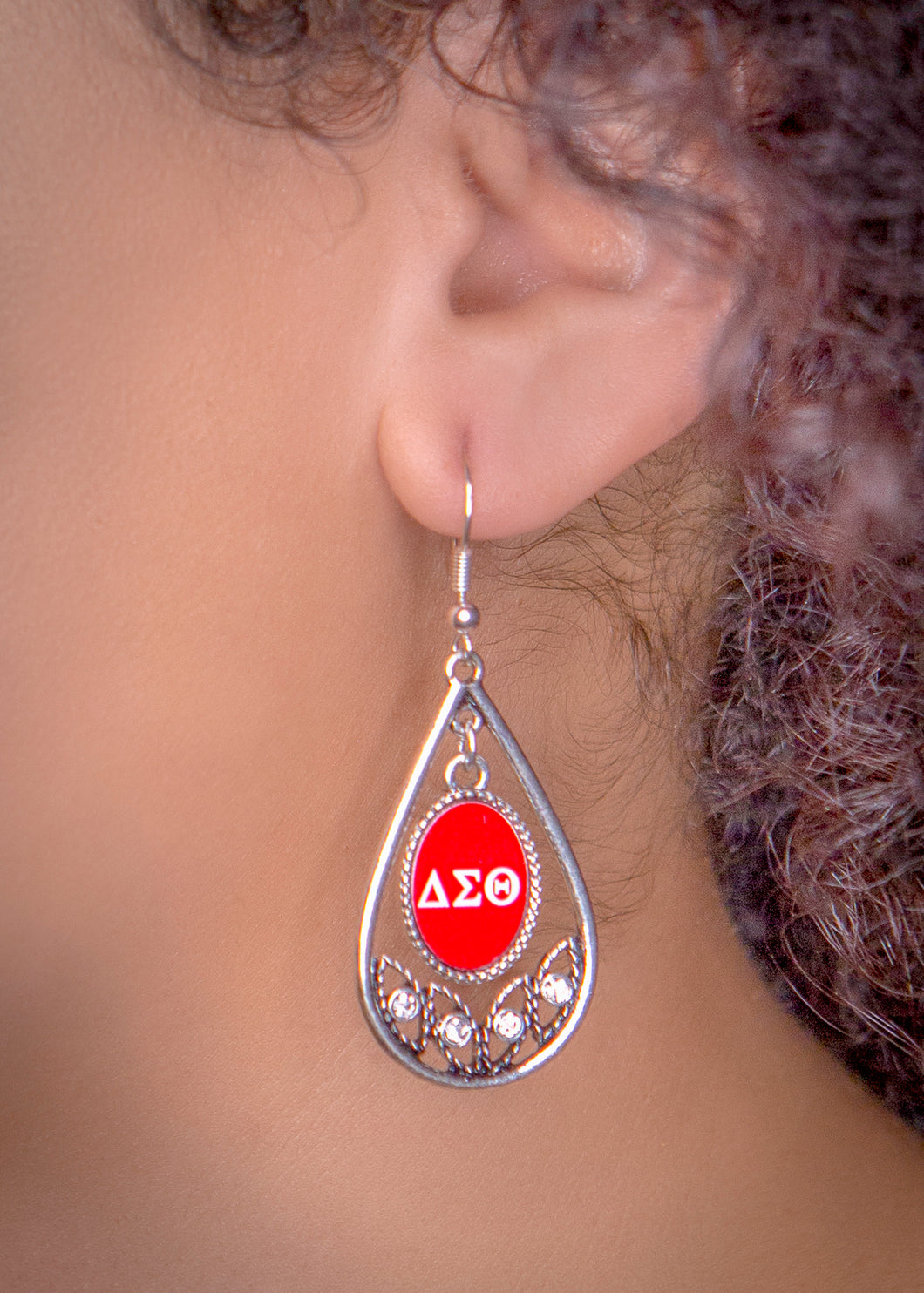 Greek Letters in Teardrop Bling