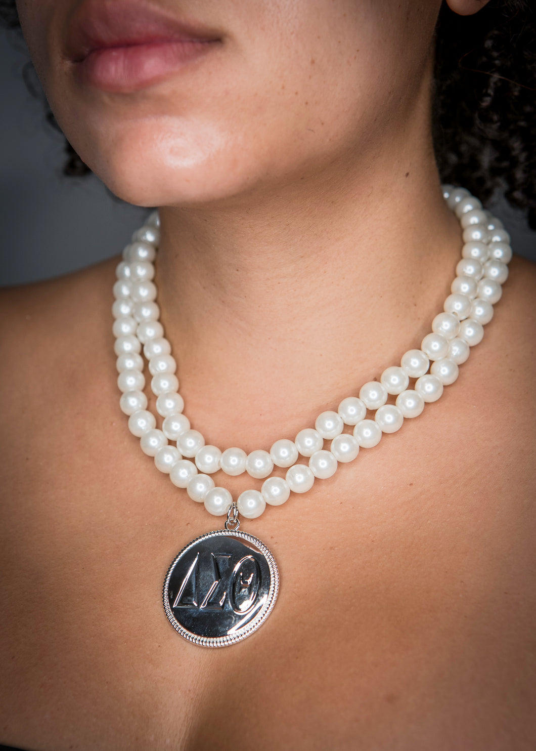 DST Double Strand - Greek Letters on Medallion