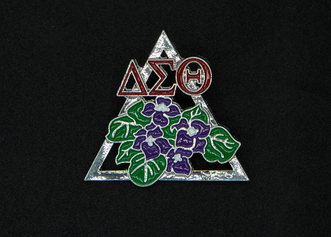 Pyramid Pin w/Violet