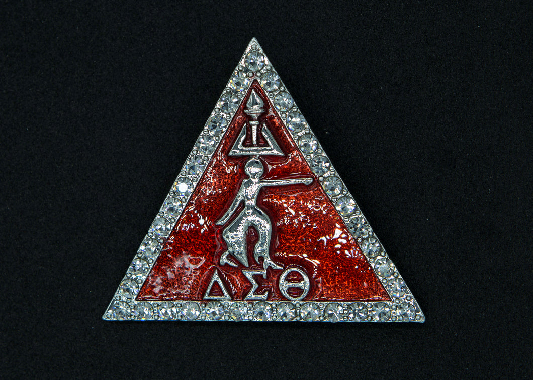 Pyramid w/Torch and Fortitude, Greek Letters