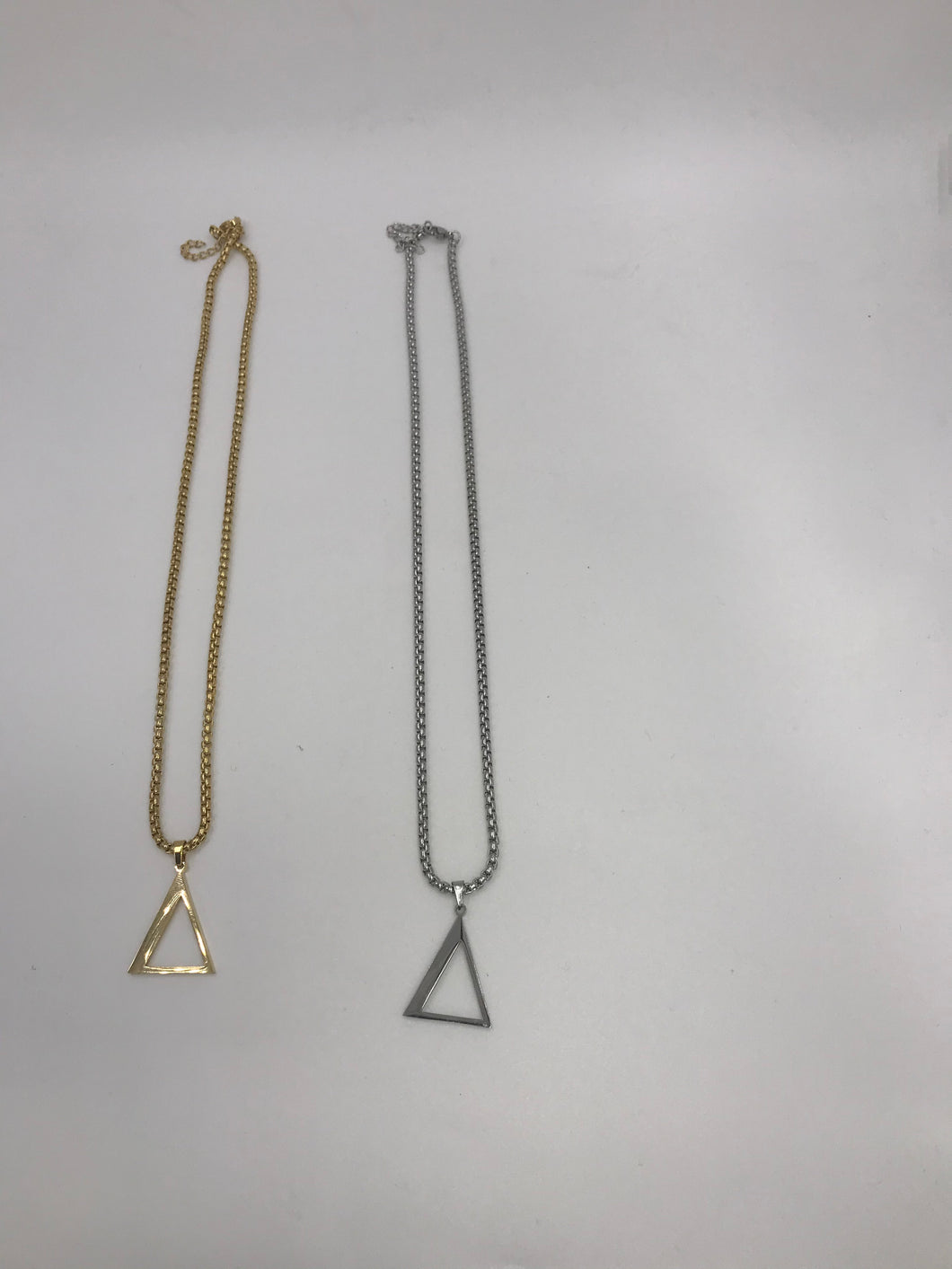 Pyramid Stainless Steel Necklace