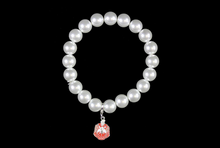 Load image into Gallery viewer, DST Pearl Necklace w/Crest Set
